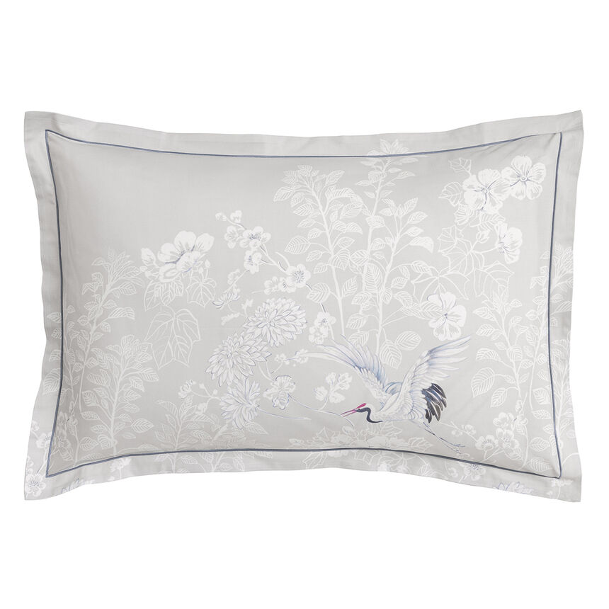 Pillowcase Envol Grey 80x80 100% cotton, , hi-res image number 1