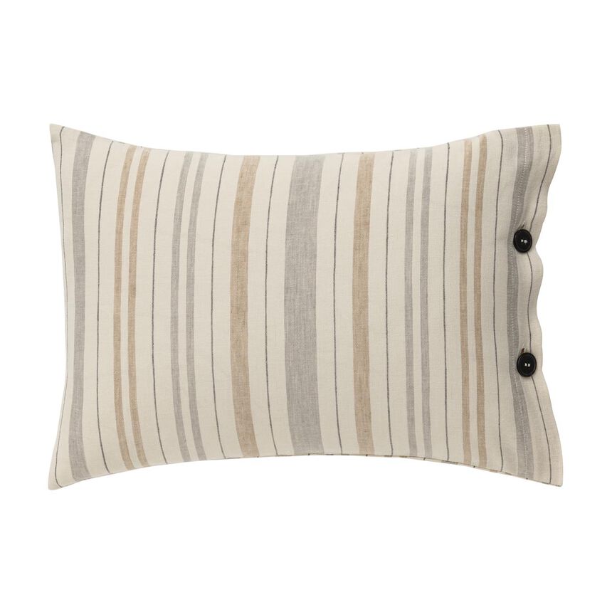 Taie d&eacute;corative  Dune Coton,Lin, , hi-res image number 1