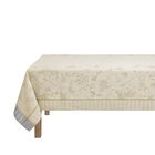 Tablecloth &Eacute;t&eacute; Indien Beige 120x120 100% linen, , hi-res image number 1