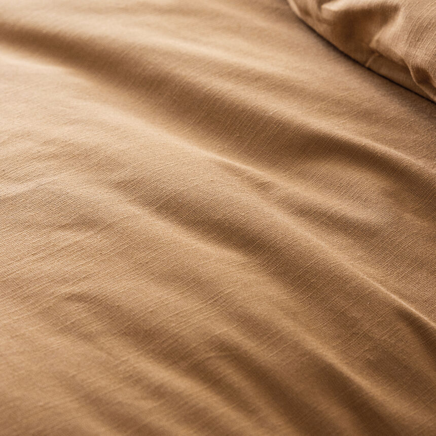 Duvet cover Eclat Beige 102"x94" 100% cotton, , hi-res image number 3