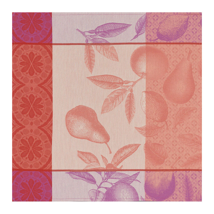 Napkin Arri&egrave;re-pays Pink 23"x23" 100% cotton, , hi-res image number 1