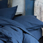 Fitted sheets Eclat Blue 60"X80"X17"Queen 100% cotton, , hi-res image number 0