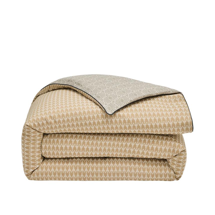 Housse de courtepointe Dune Argan 90X180 100% coton, longues fibres, , hi-res image number 1