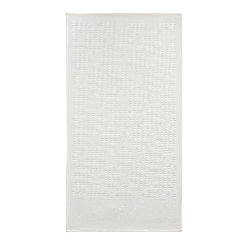 Serviette invité Pois de senteur Blanc 30x50 100% coton, , hi-res image number 1