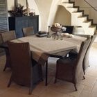 Coated tablecloth Provence Beige 59"x59" 100% cotton, , hi-res image number 0