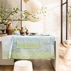 Tablecloth Wagara Green 59"x59" 100% cotton, , hi-res image number 3