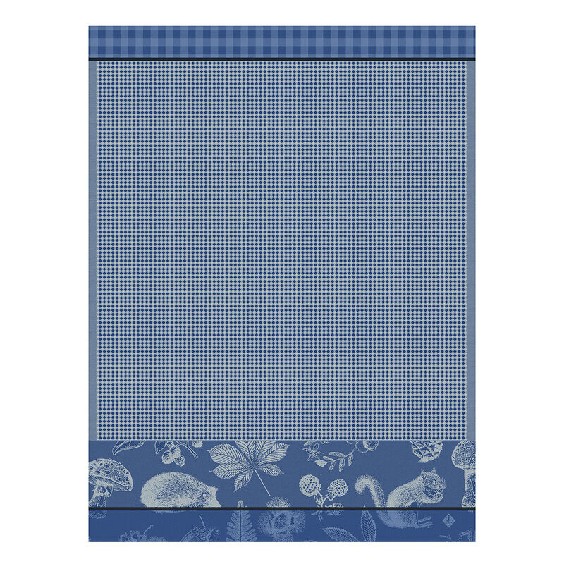 Hand towel Dans les bois Blue 24"x31" 100% cotton, , hi-res image number 0