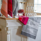 Tea towel Vin en Grappe White 24"x31" 100% cotton, , hi-res image number 0