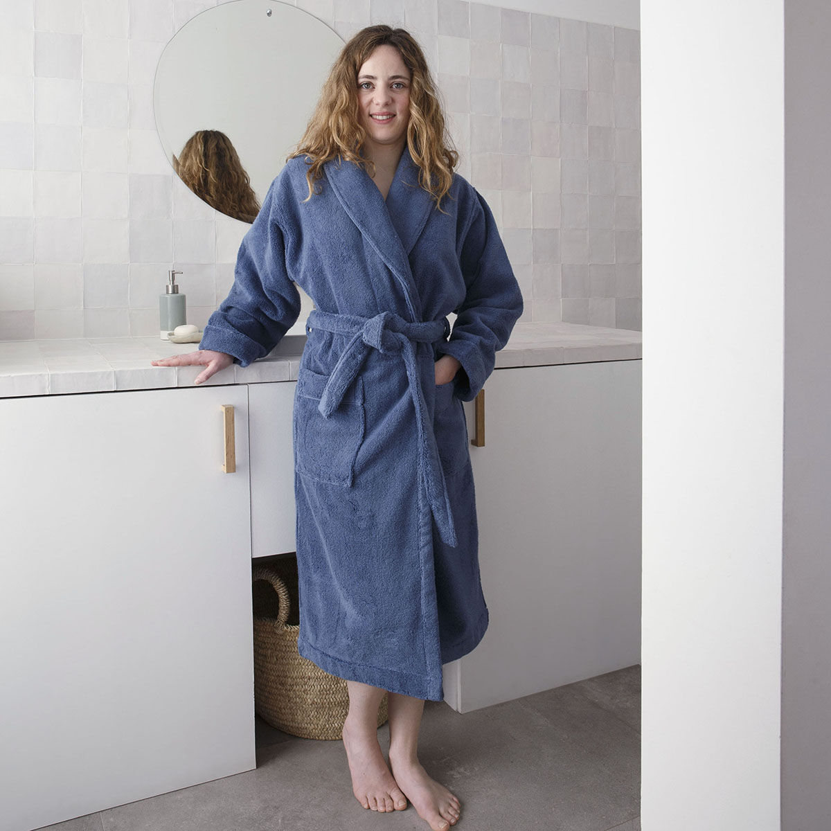 Peignoire coton store