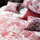 Shams Feuilles en scène Red 12"X16"Boudoir 100% cotton, , hi-res image number 2