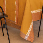 Tablecloth Manor lane Orange 69"x69" 100% cotton, , hi-res image number 1