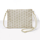 Pouch Picto Beige 20x15 100% cotton, acrylic coating. Garnish: Cattle leather, , hi-res image number 0
