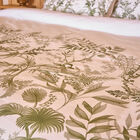 Duvet cover Jardin d'Eden Green 106"X92"King 100% cotton, , hi-res image number 4
