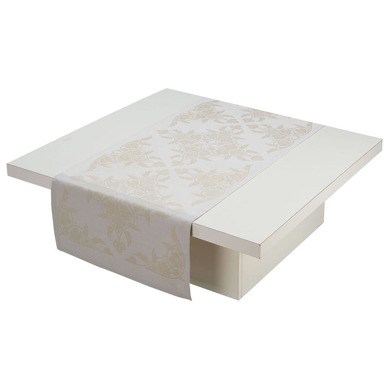 Runner Syracuse Beige 20"x59" 100% cotton, , hi-res image number 0