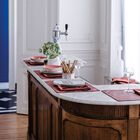 Coated placemat Vegetal mood Red 20"x14" 100% cotton, , hi-res image number 0