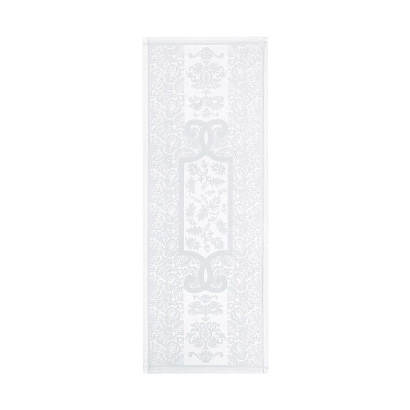 Runner Siena Blanc White 55x150 100% cotton, , hi-res image number 1