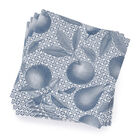 Paper napkin Arrière-pays Blue 40x40 100% cotton, , hi-res image number 0