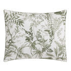 Shams Jardin d'Eden Green 21"X26"Standard 100% cotton, , hi-res image number 1