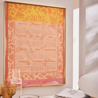 Tea towel Calendrier 2025 Cotton