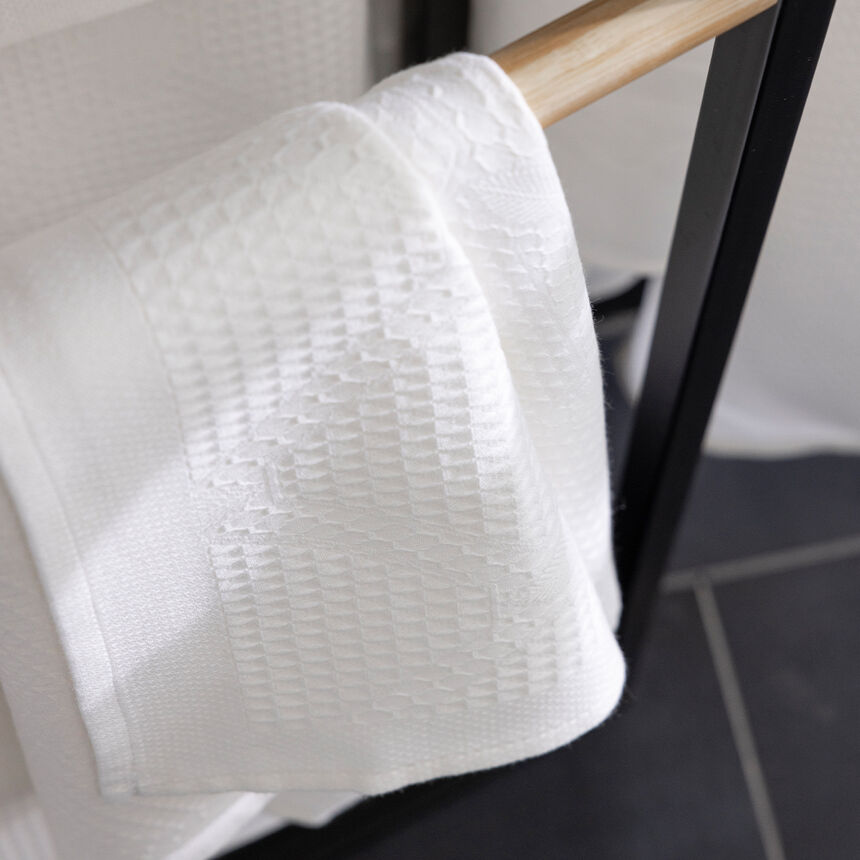 Guest towel Pois de senteur White 30x50 100% cotton, , hi-res image number 0