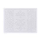 Placemat Siena Blanc White 23"x16 100% cotton, , hi-res image number 1