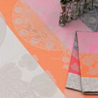 Coated tablecloth Fleurs Gourmandes Beige 69"x69" 100% cotton, , hi-res image number 1