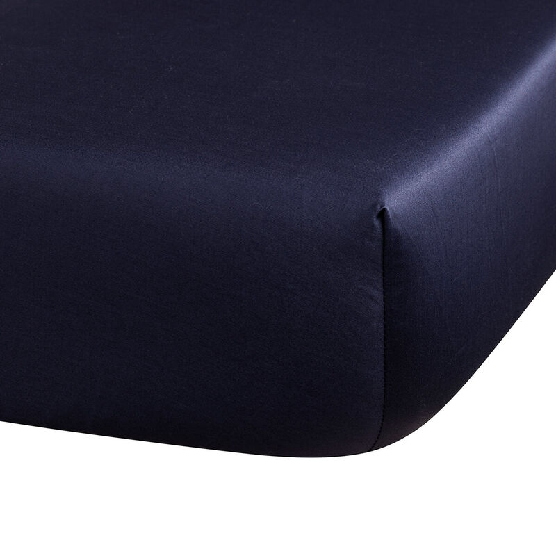 Drap housse Flora Encre 152X203X43 100% coton, , hi-res