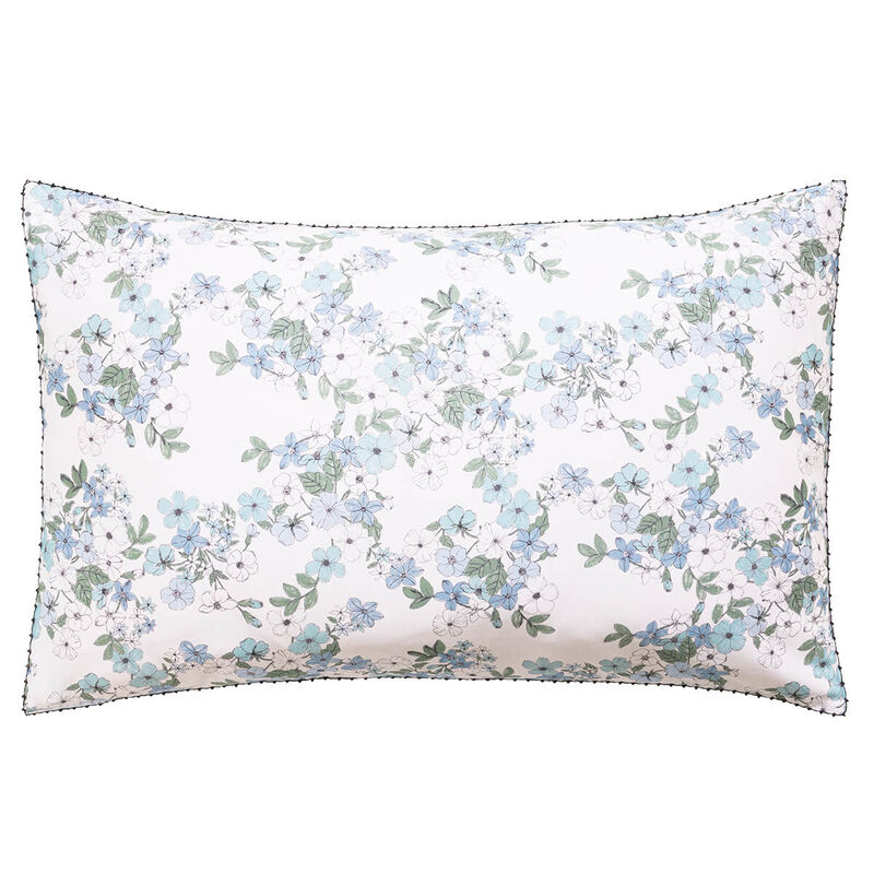 Shams Manuka Blue 26"X26"Euro 100% cotton, , hi-res