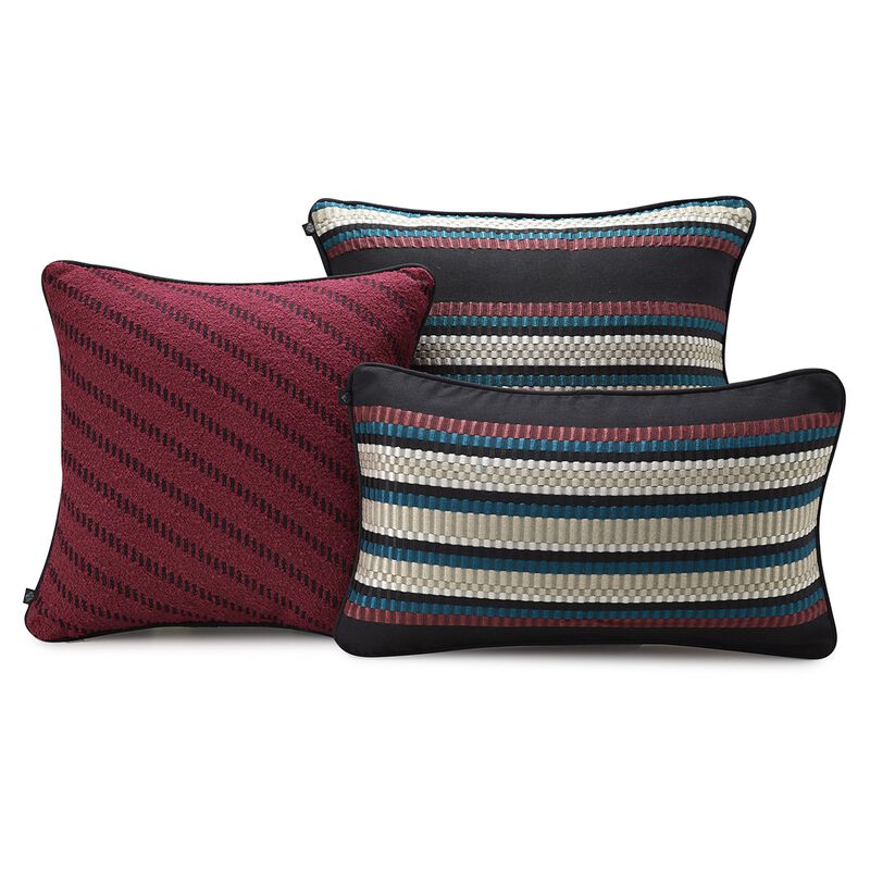 Housse de coussin Pixel Prune 40x40 77% Coton/ 23% Polyester, , hi-res image number 1