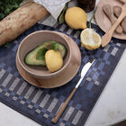 Coated placemat Origin Rythme Blue 20"x14" 100% cotton, , hi-res image number 1