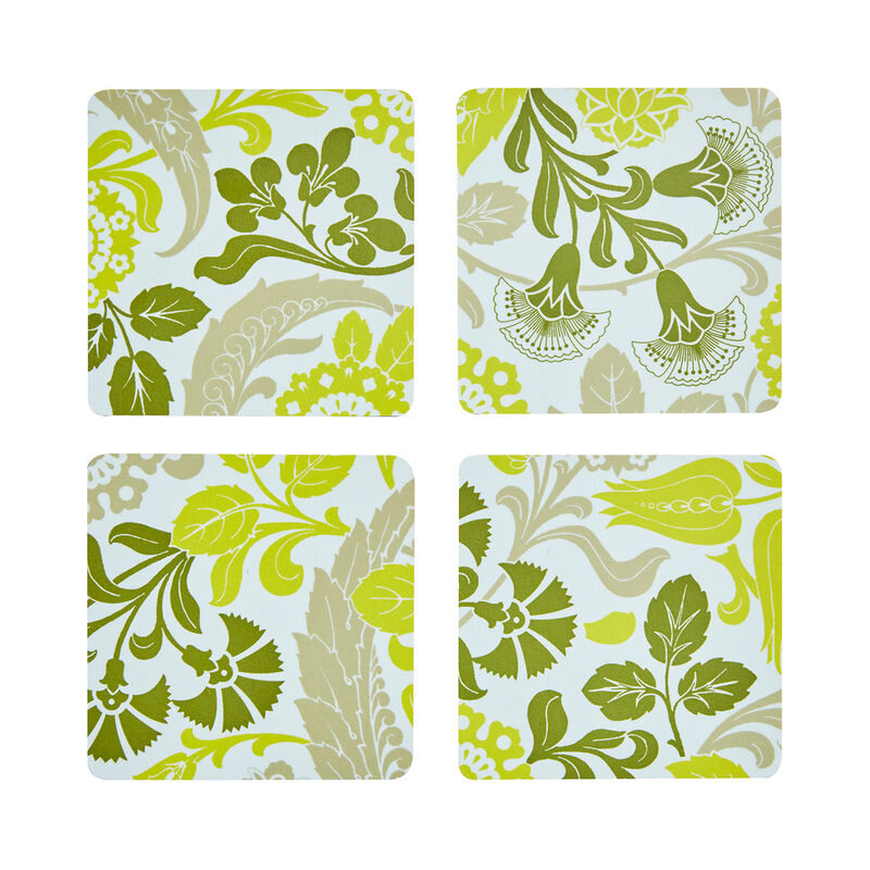 Coasters Voyage Iconique Green 9x9 100% Wood, , hi-res image number 0
