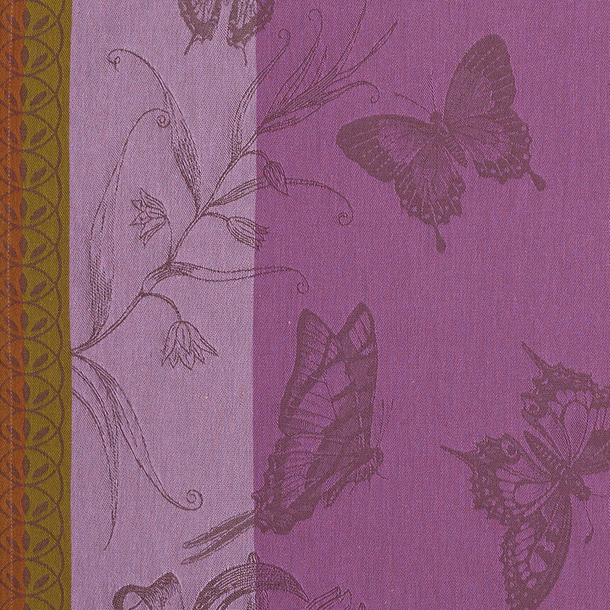 Tea towel Jardin des papillons Iris 24"x31" 100% cotton, , hi-res image number 1