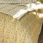 Bed cover &Eacute;t&eacute; Indien Multico 98"x98" 100% cotton, , hi-res image number 2