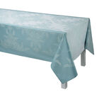 Tablecloth Syracuse Aqua 69"x69" 100% cotton, , hi-res image number 1