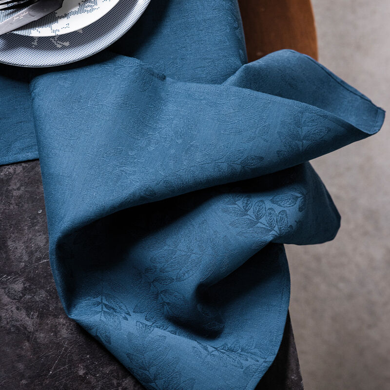 Napkin Vegetal mood Blue 20"x20" 100% cotton, , hi-res image number 0