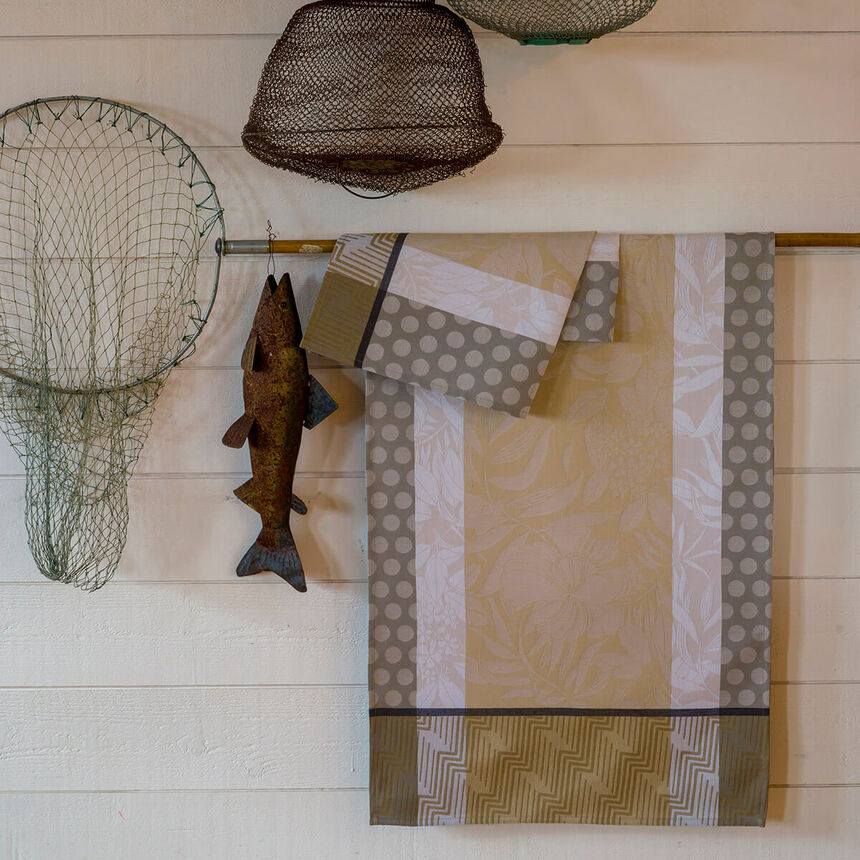 Runner Nature Urbaine Beige 20"x59" 100% cotton, , hi-res image number 0