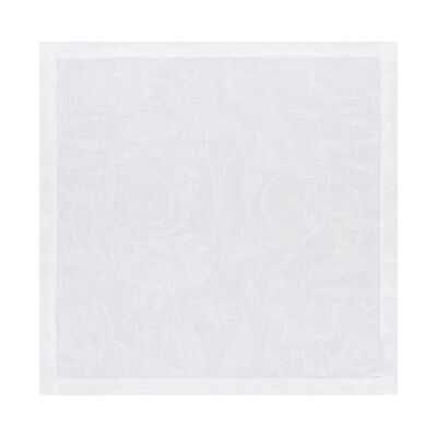 Napkin Tivoli White 50x50 100% linen,  Napkin Tivoli White 50x50 100% linen
