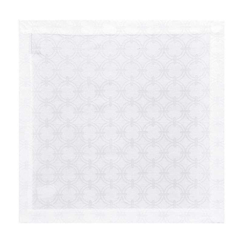 Napkin Anneaux White 50x50 100% cotton, , hi-res image number 2
