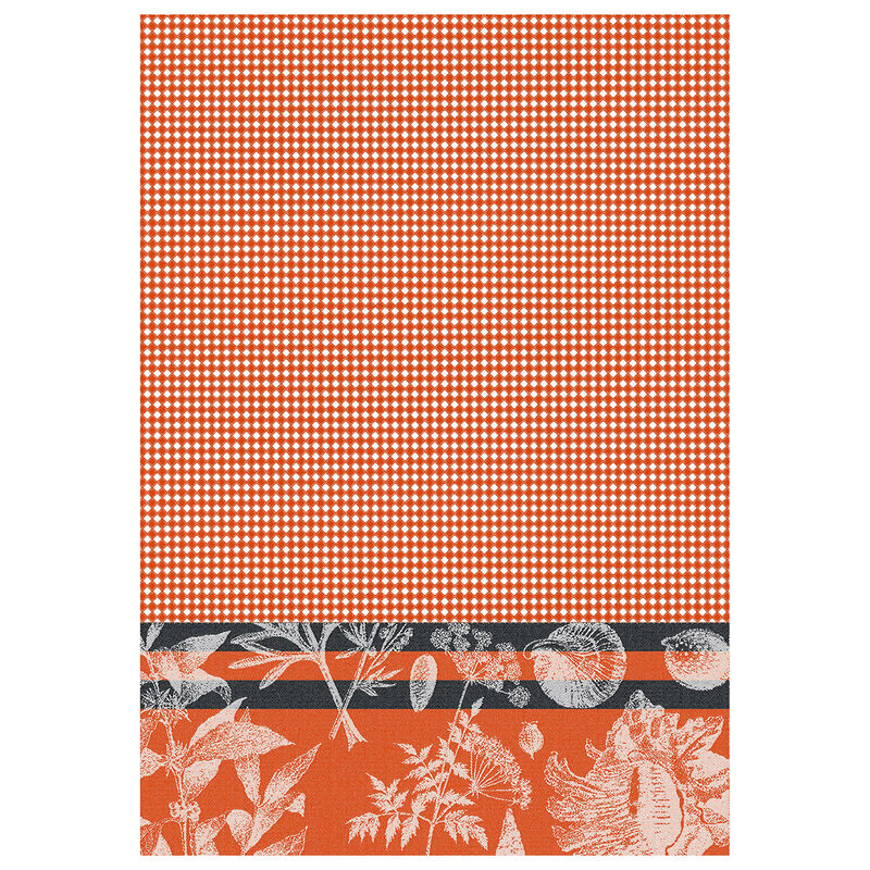 Hand towel Abbaye Coral 21"x15" 100% cotton, , hi-res