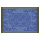 Placemat Jardin d'orient Blue 20"x14" 100% linen, , hi-res image number 1