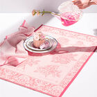 Tea towel Jardin des roses Pink 60x80 100% cotton, , hi-res image number 1