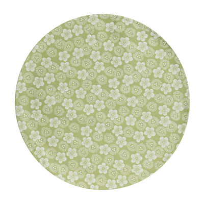 Coated round placemat Wagara Cotton