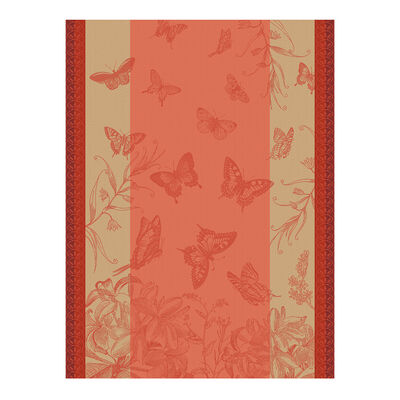 Tea towel Jardin des papillons Cotton