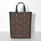 Hand-carried bag Python Marron, , hi-res image number 3