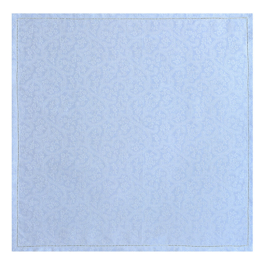Napkin Portofino Fiori Blue 58x58 100% linen, , hi-res image number 1