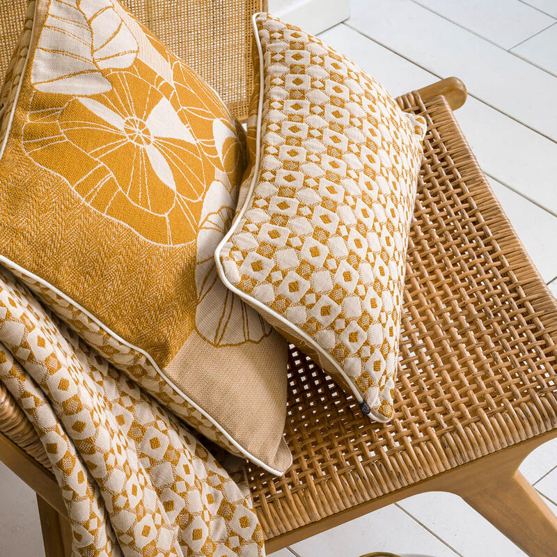 Throws Obsession Cinnamon 60"x75" 98% Cotton / 2% Polyamide, , hi-res image number 0