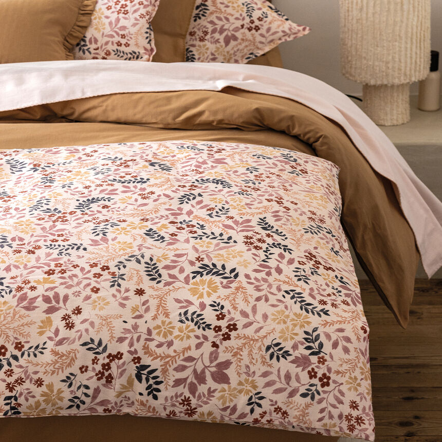 Housse de courtepointe Campagne Rose 90X180 50% coton - 50% lin, , hi-res image number 3
