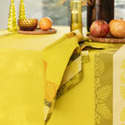 Coated tablecloth Mumbai Enduit Yellow 175x175 100% cotton, , hi-res image number 3
