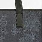 Hand-carried bag Parc Blue  100% cotton, acrylic coating. Garnish: Cattle leather, , hi-res image number 5