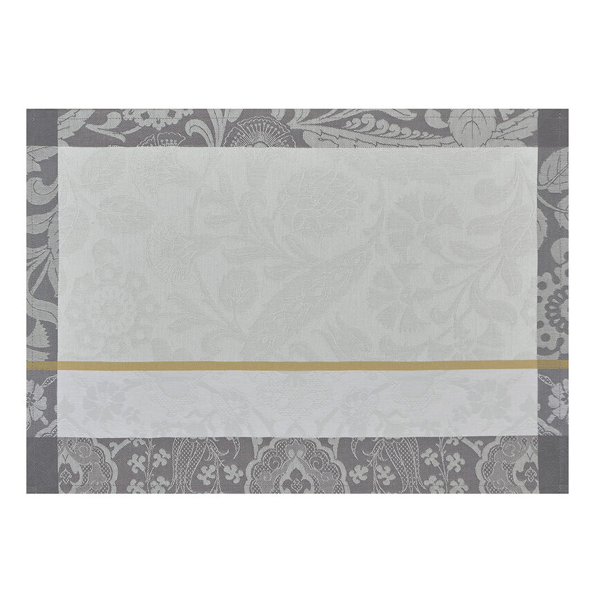 Coated placemat Voyage Iconique Grey 20"x14" 100% cotton, , hi-res image number 0